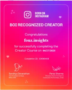 BOI certificate