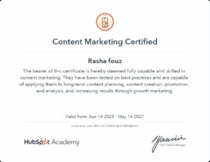 hubspot certificate